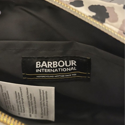Barbour crossbody bag, leopard print