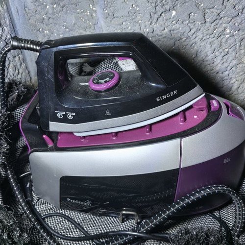 Singer Prosteam 6 Bar steam iron used with boiler
