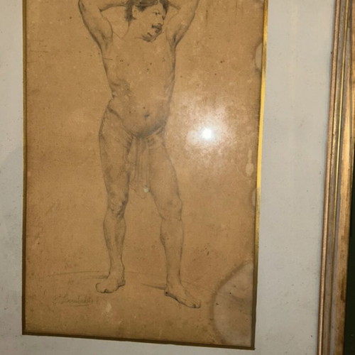 Signed painting by Polychronis Lebesis like new