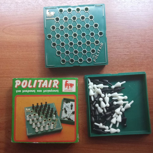 Doureios Politair board game used, Greek 1980s
