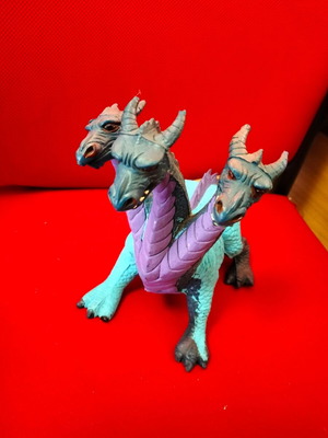Vintage Three-Headed Dragon figure Chitech Industries 1984