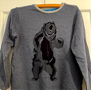 Marks & Spencer Boys Grizzly Bear sweatshirt Age 11-12