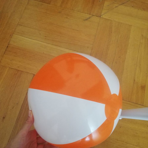 Orange beach ball 85 cm like new