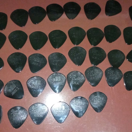 Jim Dunlop Jazz I picks like new, pack of 38 pieces