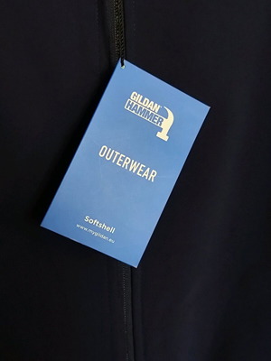 Softshell jacket Gildan new, size S, blue