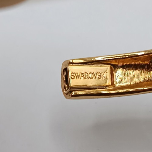 Swarovski vintage gold bracelet with crystals used