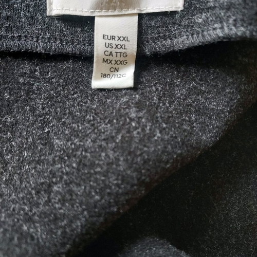 H&M skirt gray like new, size XXL