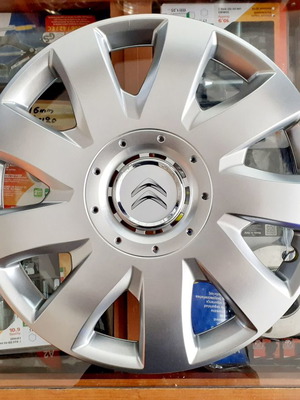 Hubcaps 15'' marked for Citroen C3 C4 C5 new, silver