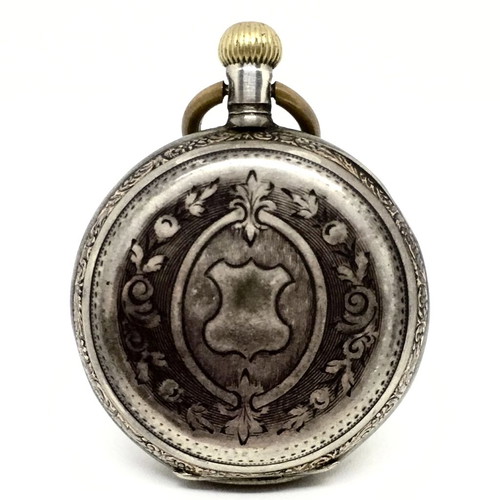 Longines pocket watch silver 1900 collectible