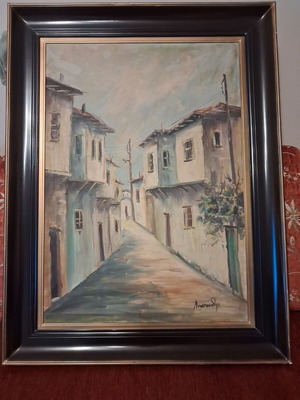 Vintage painting by Anastasiadis
