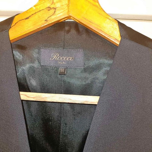 Rococo black vest size M new with bow tie gift