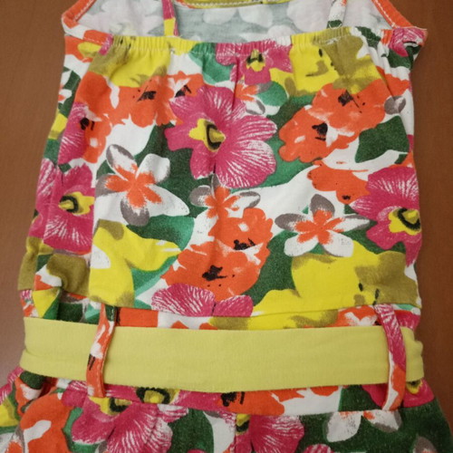 Ebita tropical one-piece shortsuit like new for ages 2-3