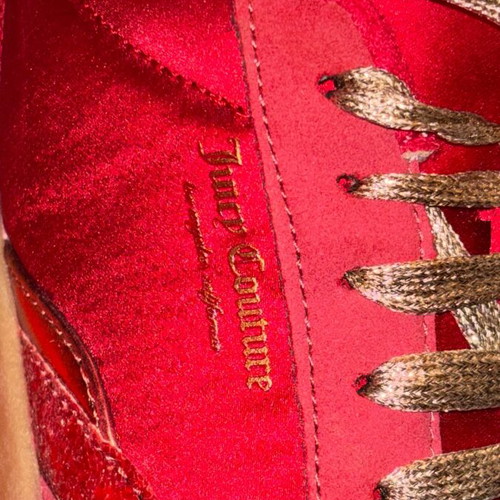 Juicy Couture athletic shoes like new, red, size 40