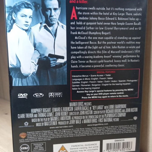Key Largo DVD with English subtitles