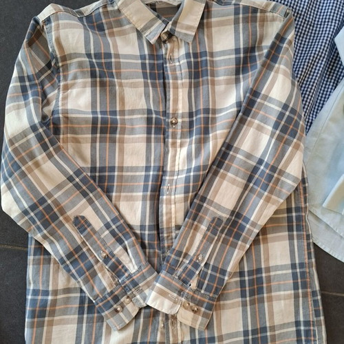 Boys' dress shirts pack of 3 like new, cotton, ages 10-12