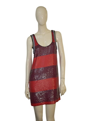 3.1 Phillip Lim mini dress tank with sequins used, multicolor, size S