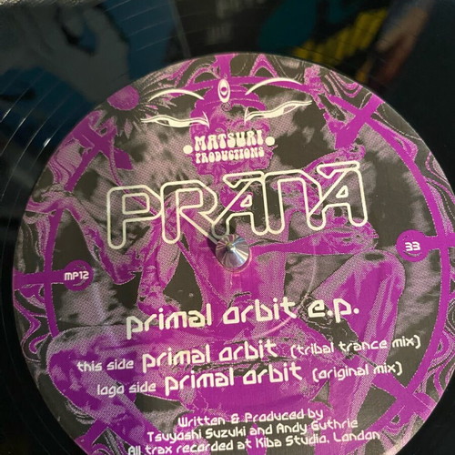 Prana Goa Trance Vinyl Record used