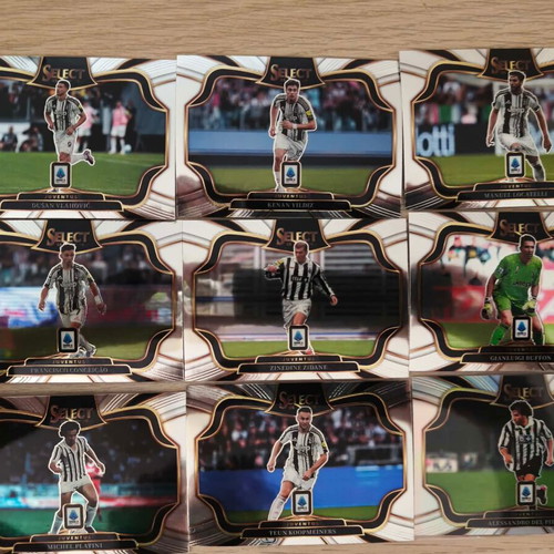 2025-26 Panini Select Serie A Juventus Base Card Set new