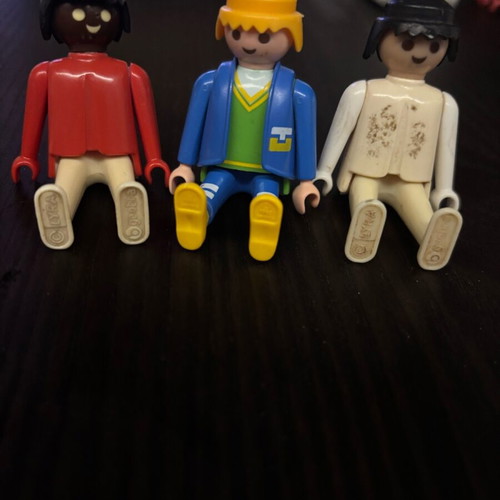 Playmobil Geobra Lyra collectible figures used, set of 3