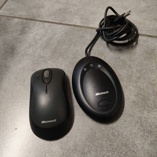 Microsoft Wireless Optical Mouse and Desktop Receiver 2.1 with Keyboard