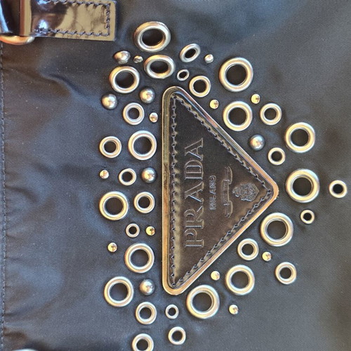 Prada shoulder bag in black nylon