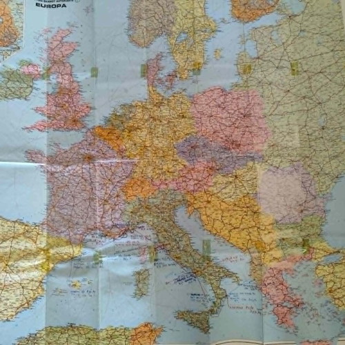 Efstathiadis Road Map of Europe used