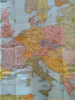 Efstathiadis Road Map of Europe used