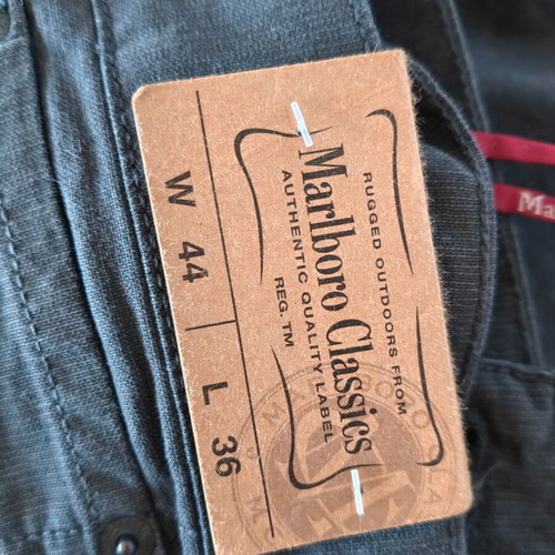 Pants Marlboro Classics black size W44 L36 new, soft fabric