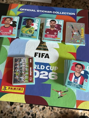 Panini WC 2026 sticker album with 281 stickers and Adrenalyn XL & Prizm cards