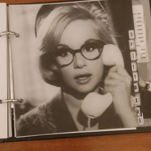 Phone directory used with Greek cinema theme