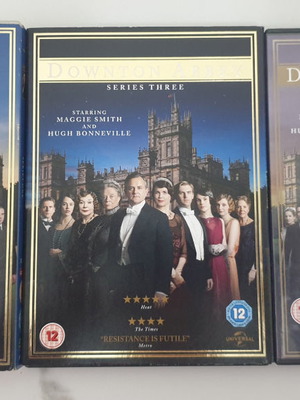 Downton Abbey DVD set in excellent condition, seasons 1, 2, 3