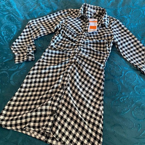 Sinsay dress new, XS, black and white, elegant casual