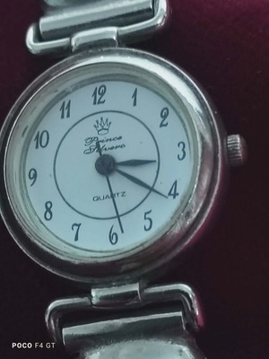 Ασημένιο ρολόι 925 vintage γυναικείο σαν καινούργιο Prince silvero