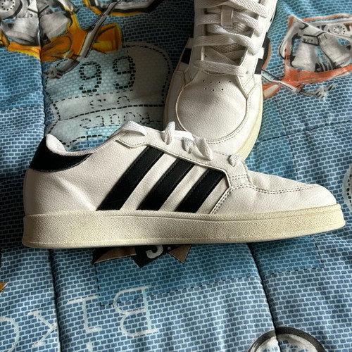 Adidas sneakers size 37.5, black and white