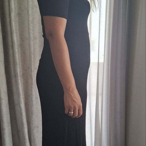 Turtleneck dress new, black, size L