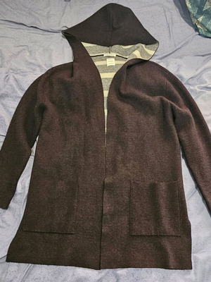 Zara cardigan like new, gray and brown, size 152 cm