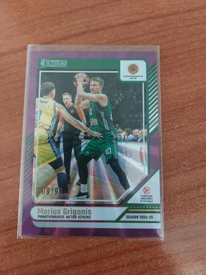 2024-25 Panini Donruss Euroleague Marius Grigonis Purple Collectible Card like new