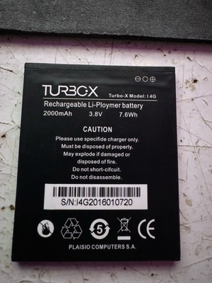 Plaisio Turbo X battery for Turbo-X I 4G used