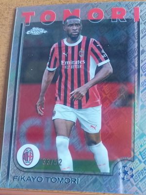 Topps Chrome UCC 24-25 Fikayo Tomori No 70 Σαν καινούργιο
