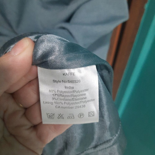 Kaffe dress like new, size L, blue-gray color