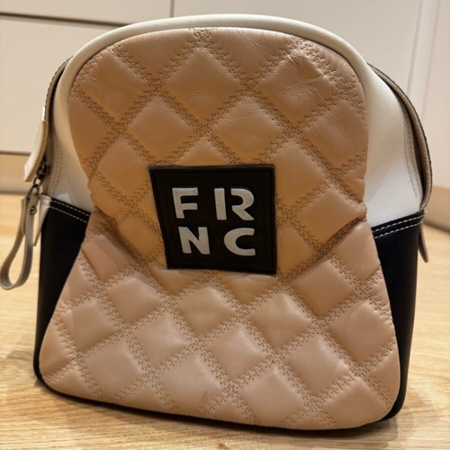 FRNC backpack bag used, black and beige