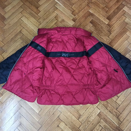 Helly Hansen women's winter jacket used, size XL, black and red