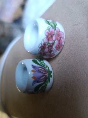 Porcelain cups like new, set of 2 from Germany