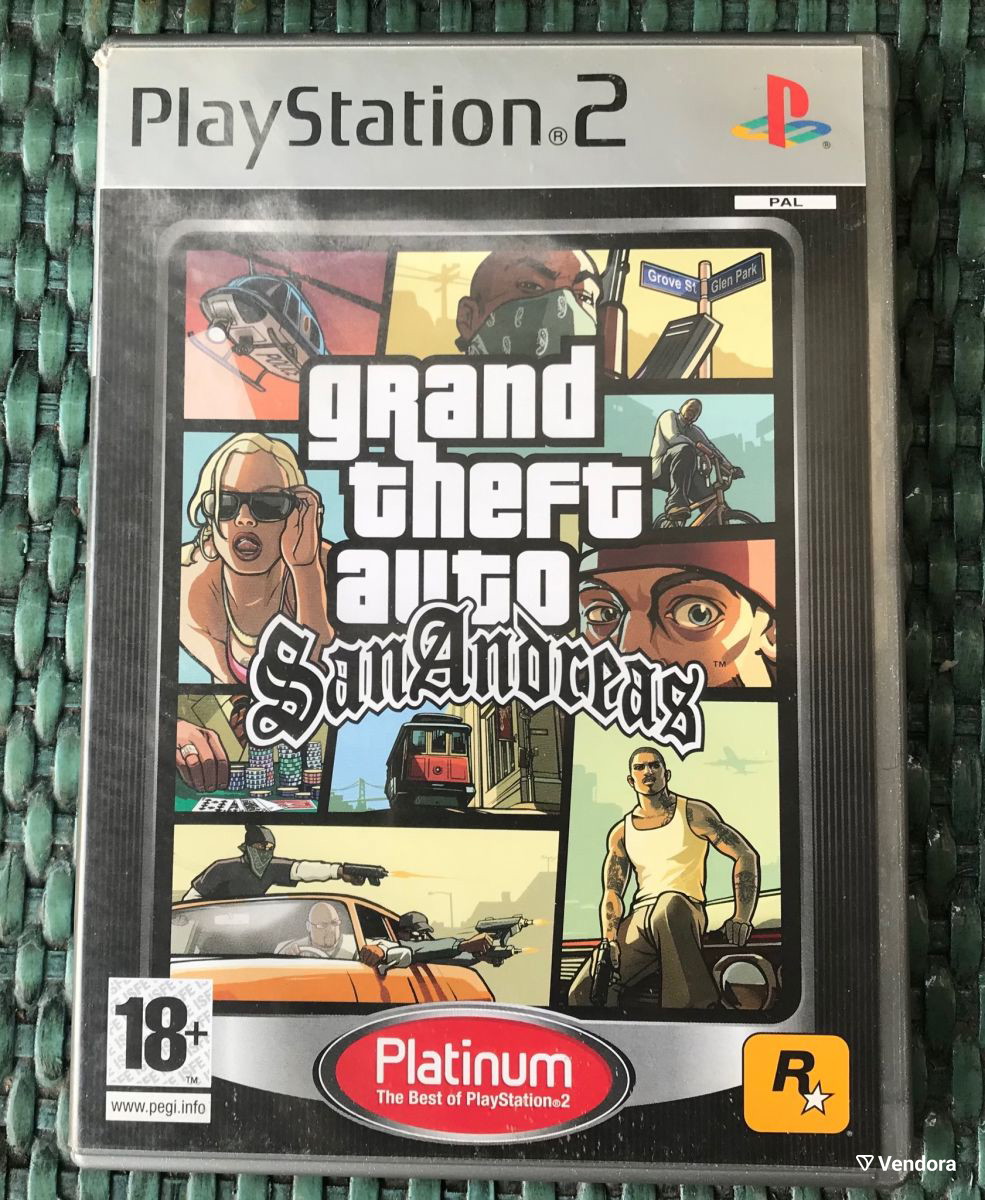 ROCKSTAR GAMES GTA: SAN ANDREAS PLATINUM PS2 : : Videogiochi