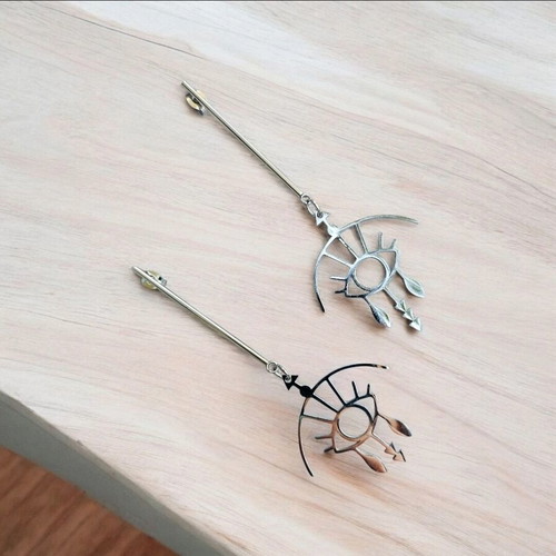 Steel earrings new, silver, hypoallergenic