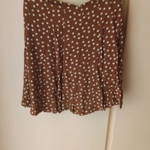 Anne Klein Mini Skirt like new, size M/38, beige and brown