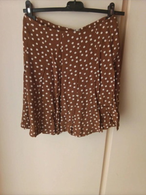 Anne Klein Mini Skirt like new, size M/38, beige and brown