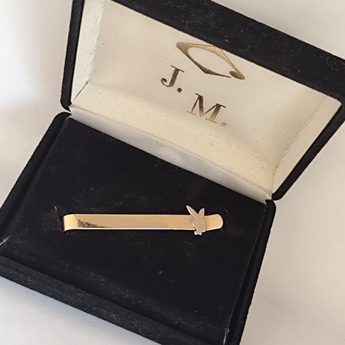 Playboy Bunny Vintage Tie Clip gold tone, like new