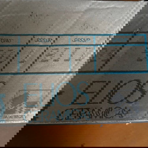 Λευκά κεραμικά πλακάκια Elios Ceramica καινούργια, πακέτο 17 κουτιών