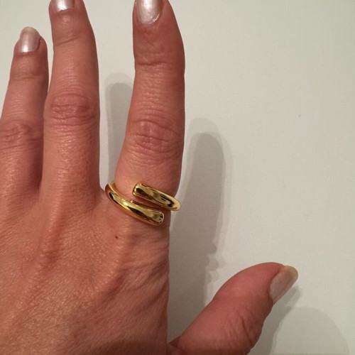 Gold faux ring new